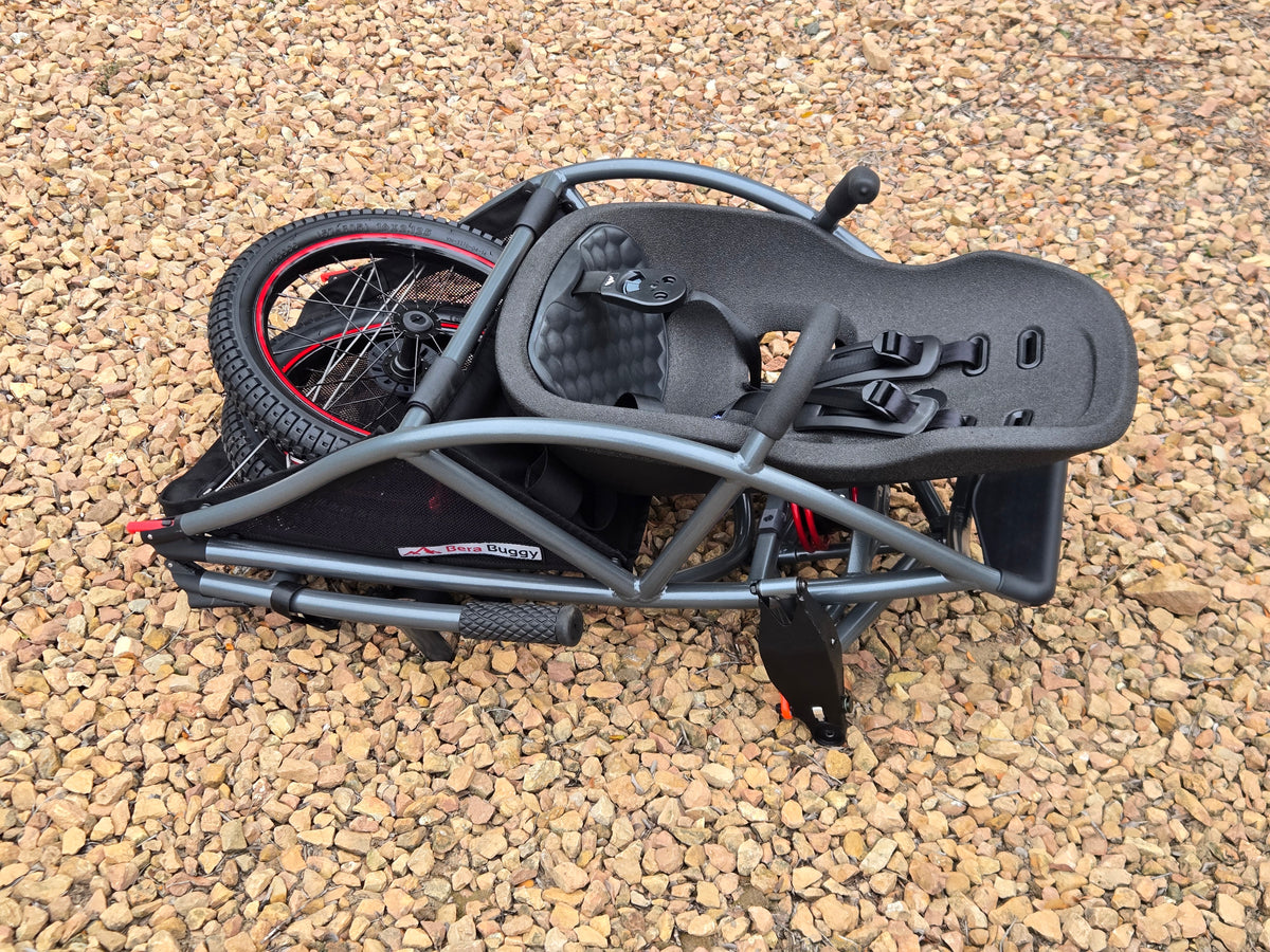 The Bera Buggy fully folded up