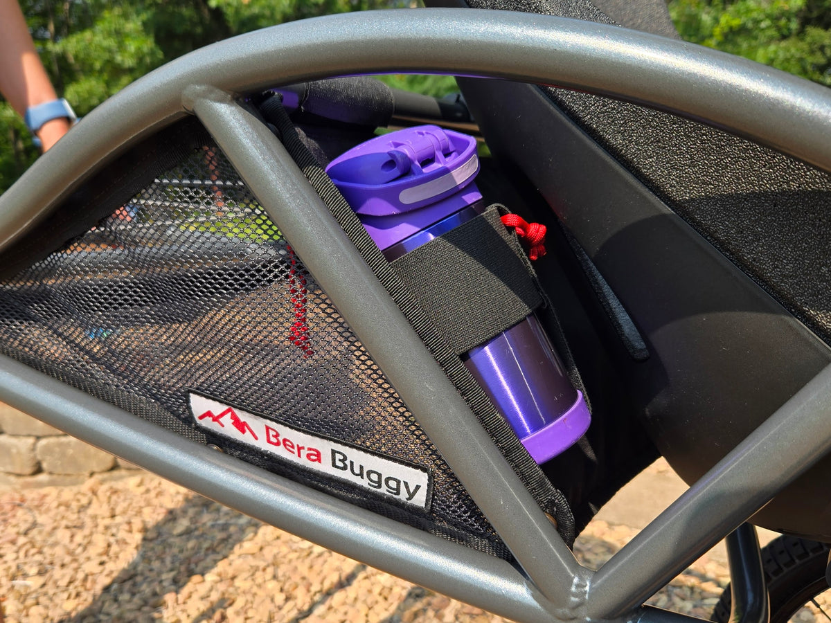 cup holder attachment on the buggy
